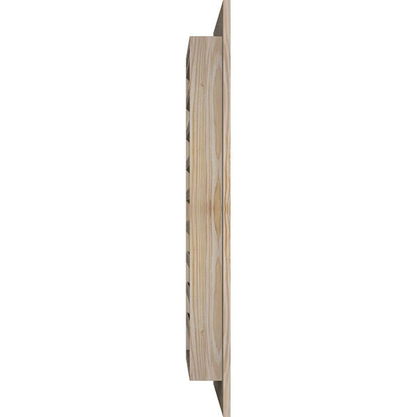 20-in W x 12-in H Smooth Pine Gable Vent E7244