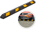 Black/Yellow Reflective Rubber Parking Block K957