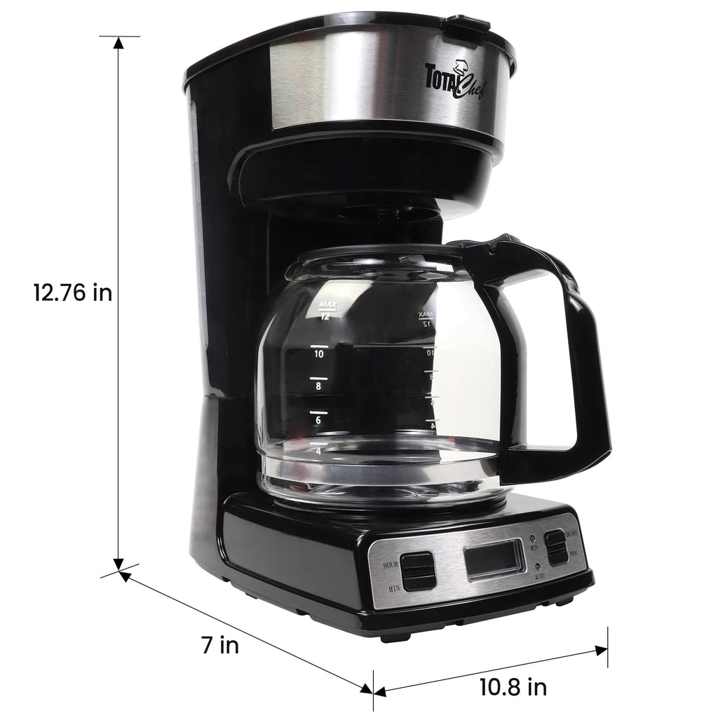 12 Cup Programmable Coffee Maker with Reusable Filter B4070