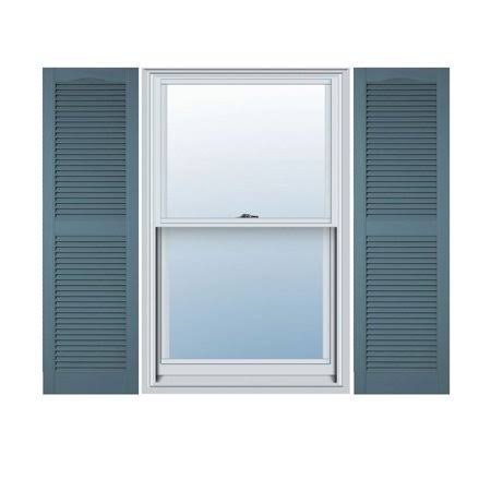 14 1/2 inch x 67 inch Vinyl Open Louver Shutters S727071