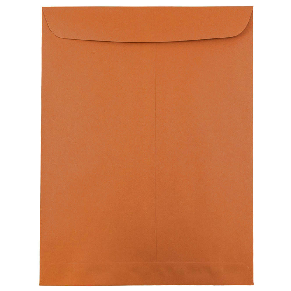 10 x 13 Open End Catalog Envelopes, Dark Orange, 10/Pack T40156