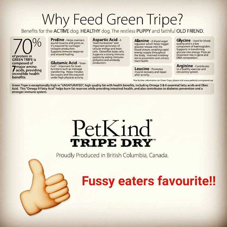 Beef Tripe Formula Dry Dog Food M262