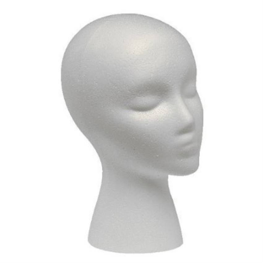 12 Pack Foam Mannequin Wig Head Z454