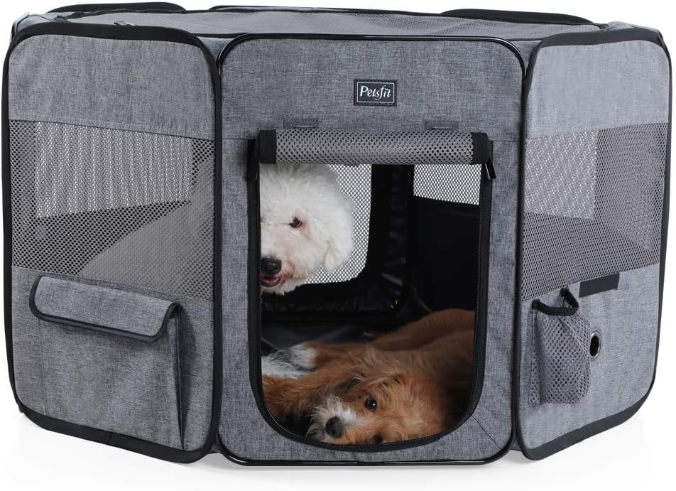 Portable Foldable Dog Playpen R41476