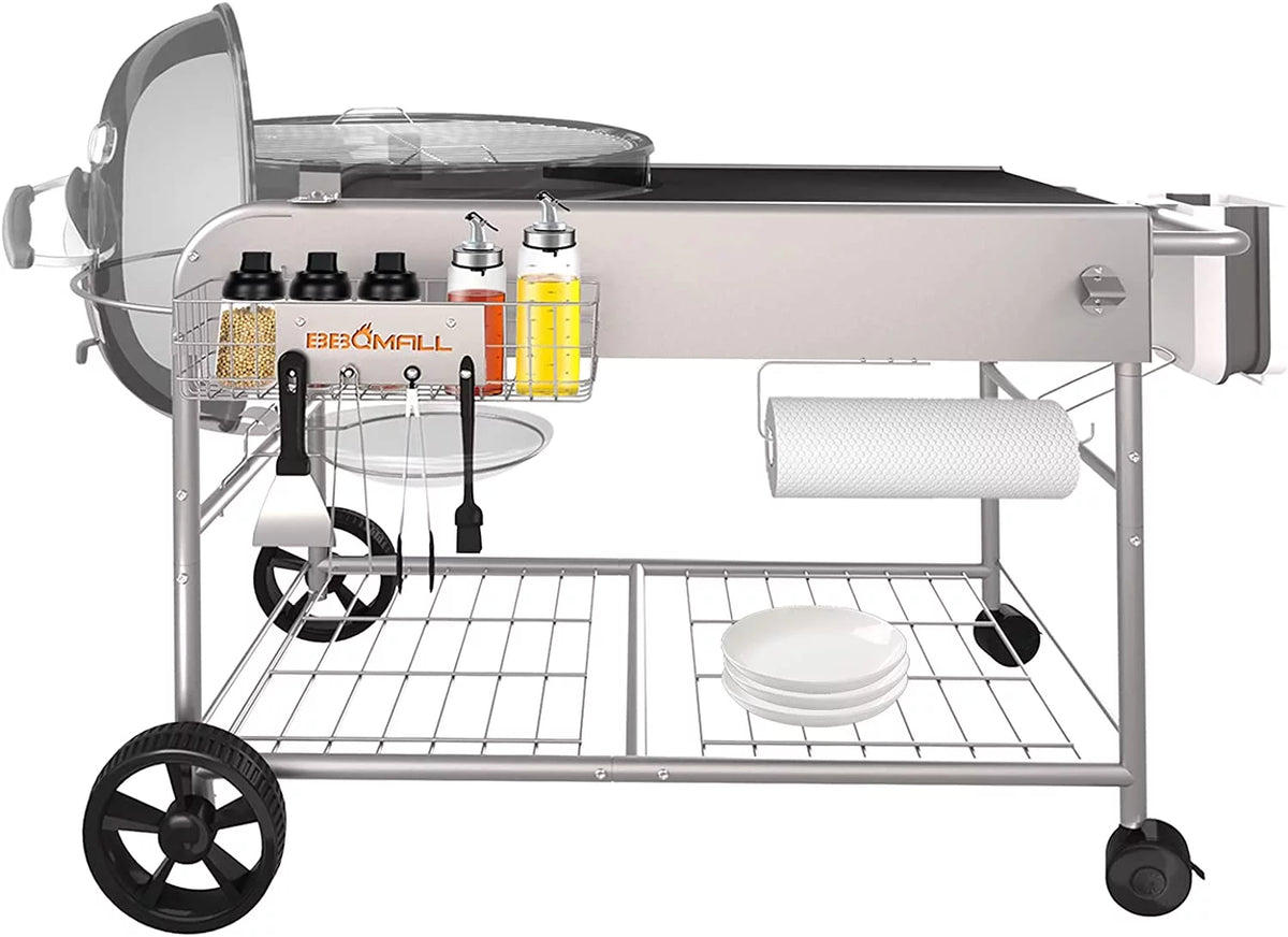 Grill Stand Cart for Charcoal Grills U36542