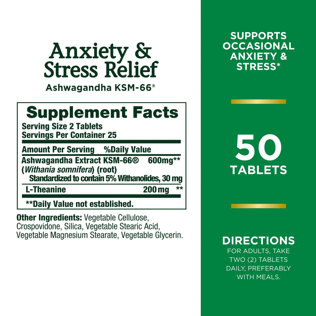 Ashwagandha Supplement 50 Ct P36907