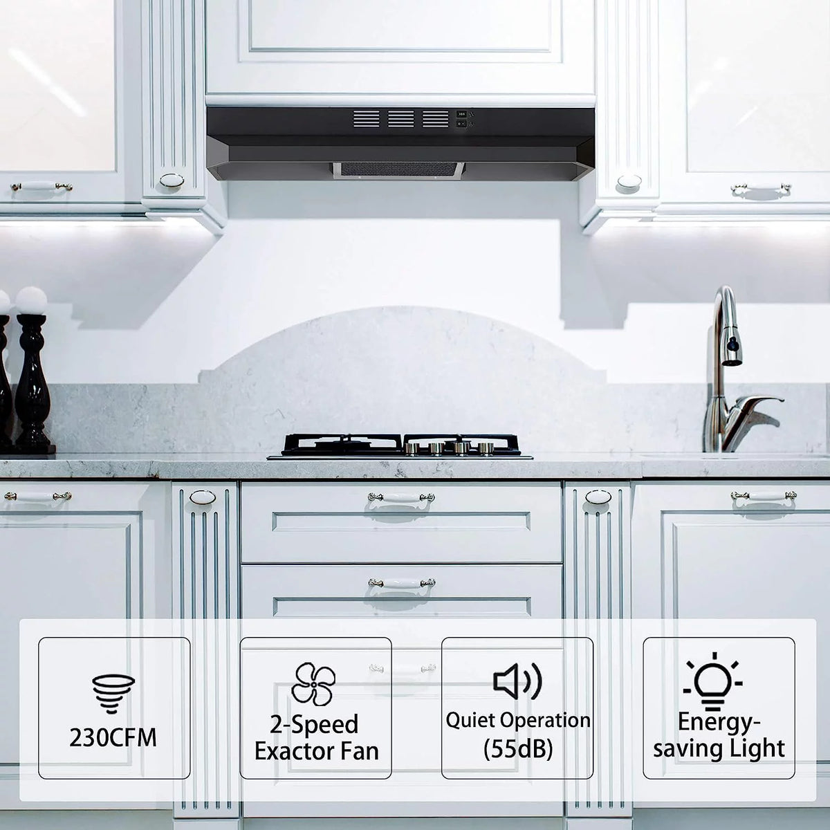 30 inch Ducted/Ductless Convertible Stainless Steel Range Hood M960
