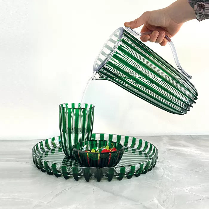 Pitcher With Lid Emerald A34510