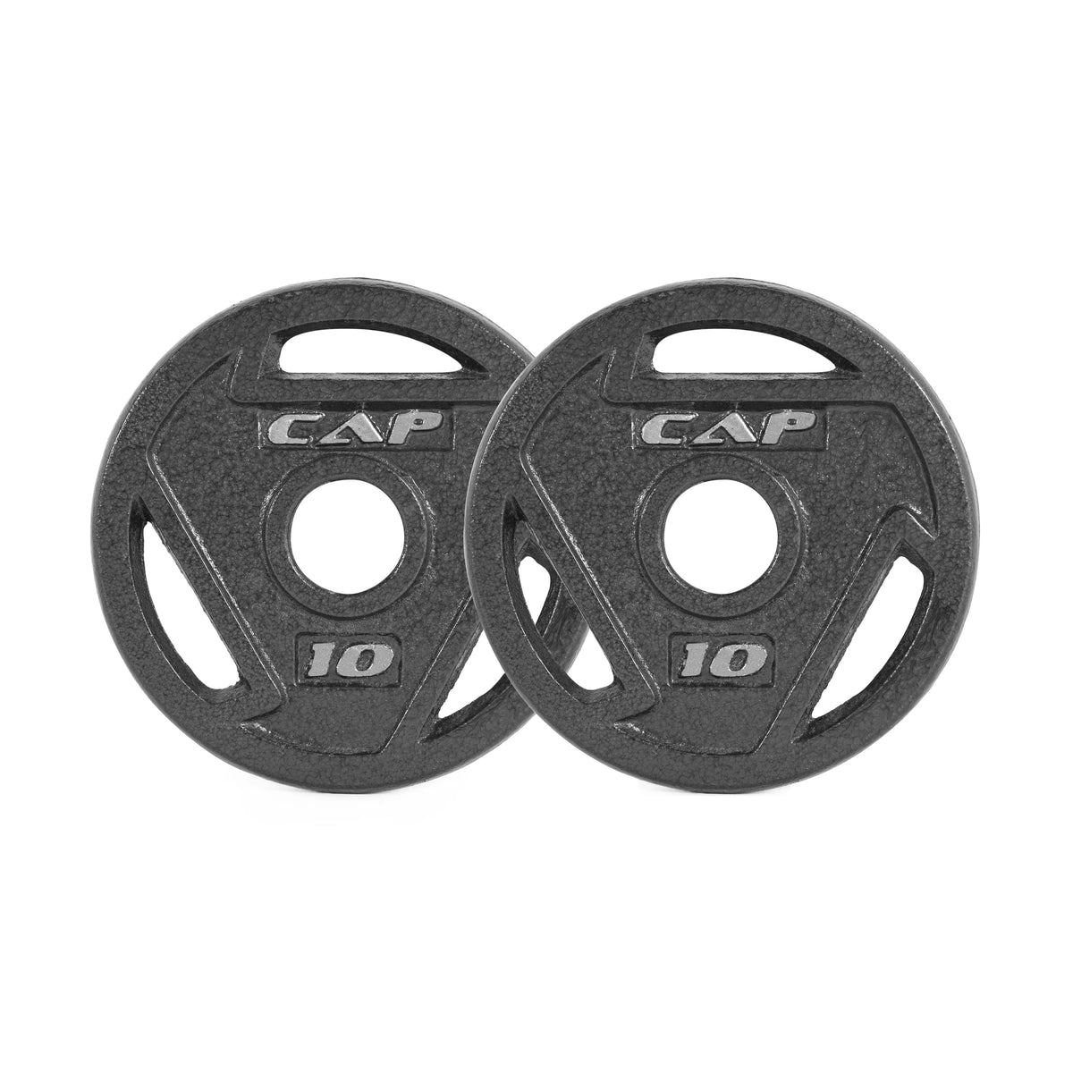 Black Olympic Grip Plate Set, 5 lb x 2 E297907
