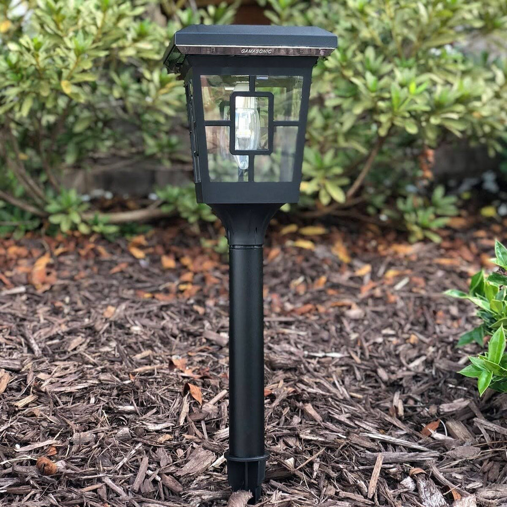 Black Solar Post Cap Light W769