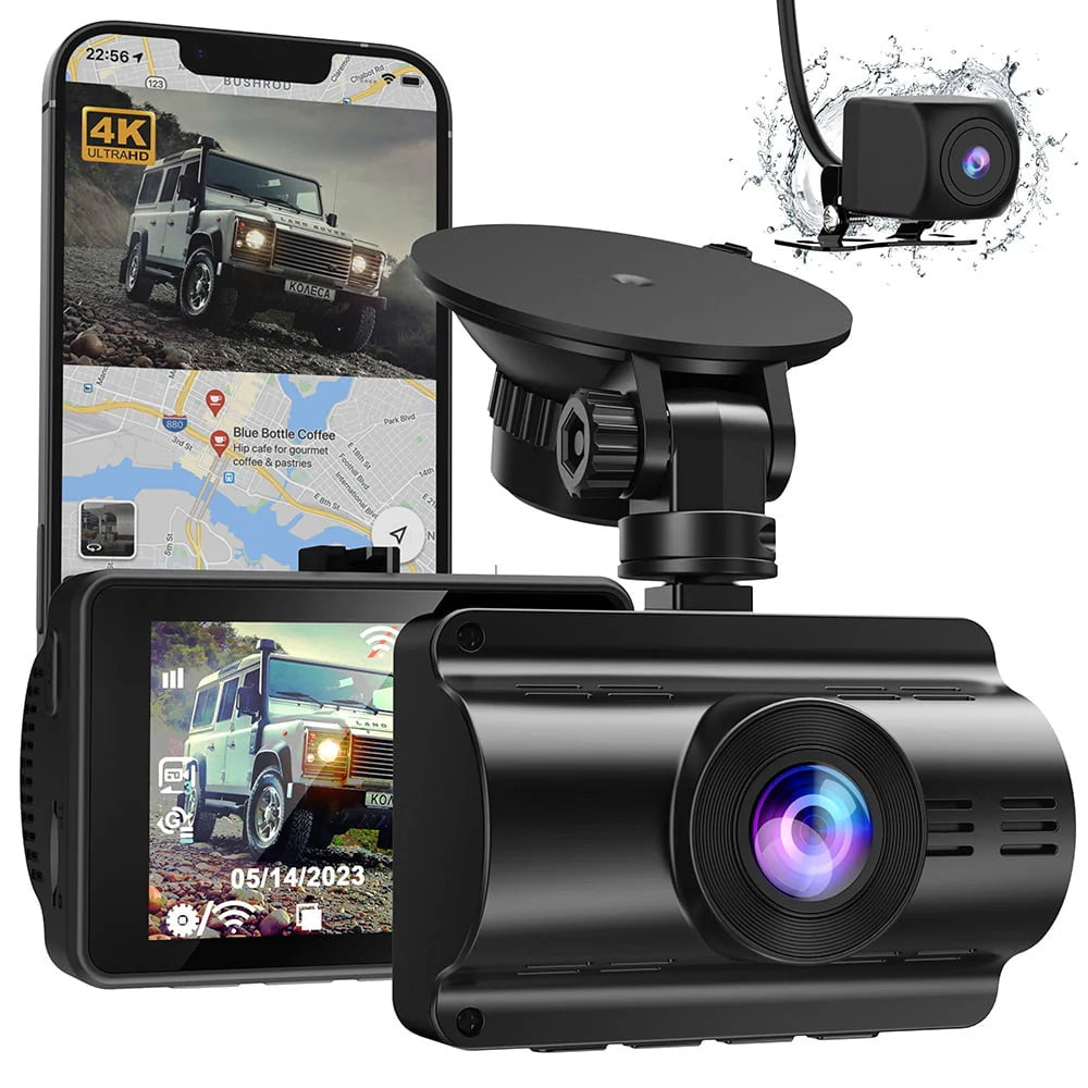 4K Dual Dash Cam Front and Rear 170° Wide Angle R94660