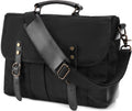 15.6 Inch Canvas Leather Messenger Bag O75487
