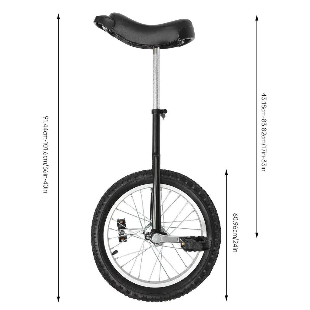 24in Adjustable Balance Training Unicycle G172766