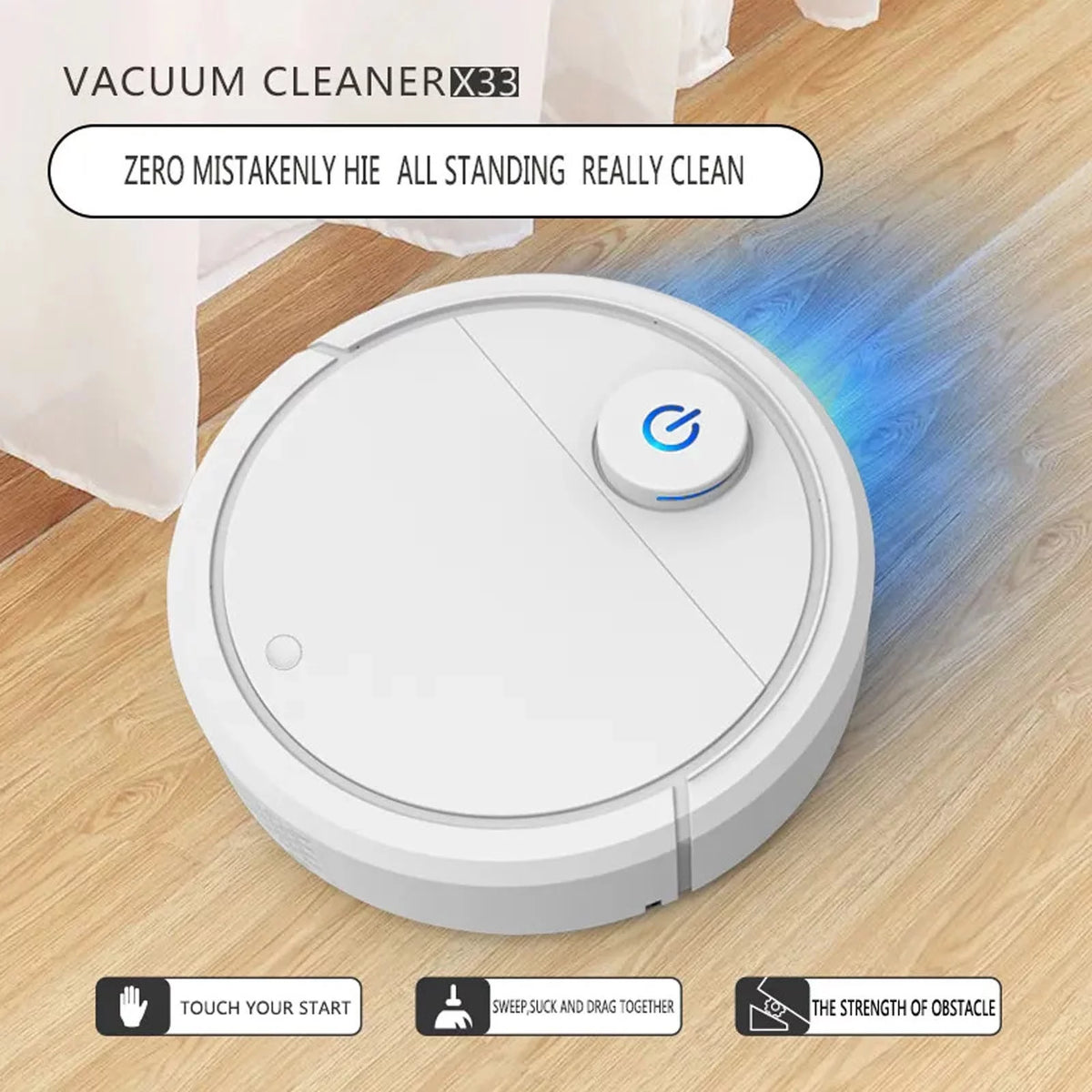 3 In 1 Robot Vacuum And Mop Combo Y3204