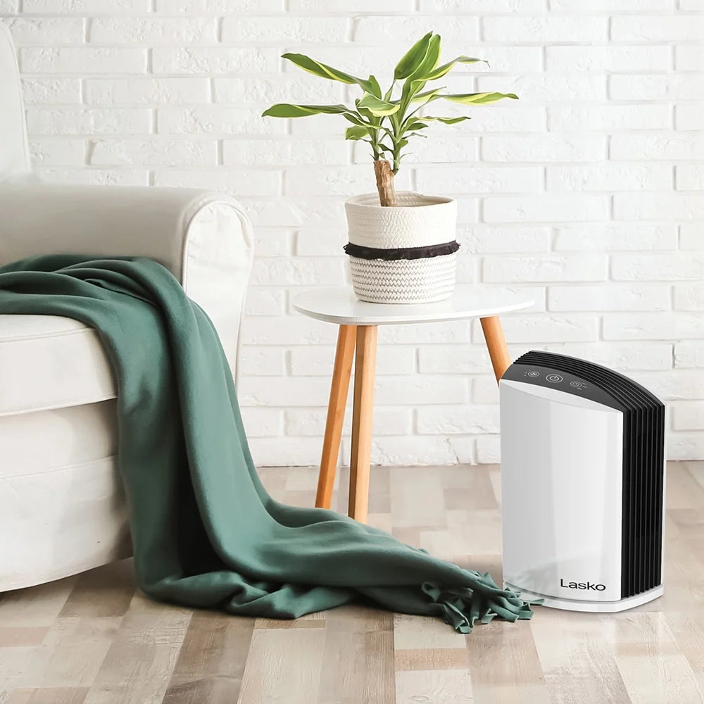 White Desktop Air Purifier with Timer U74933