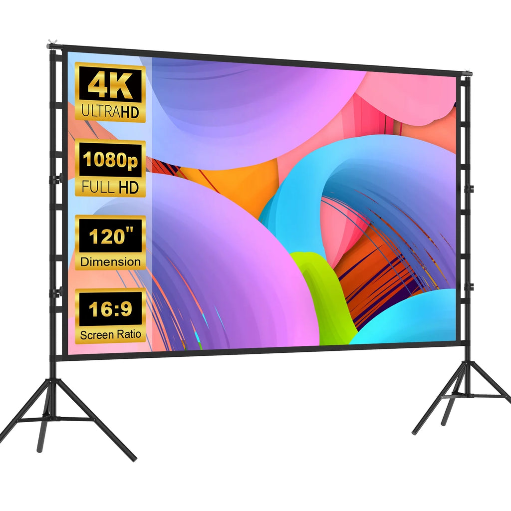 100 inch Portable Projector Screen with Stand N364596