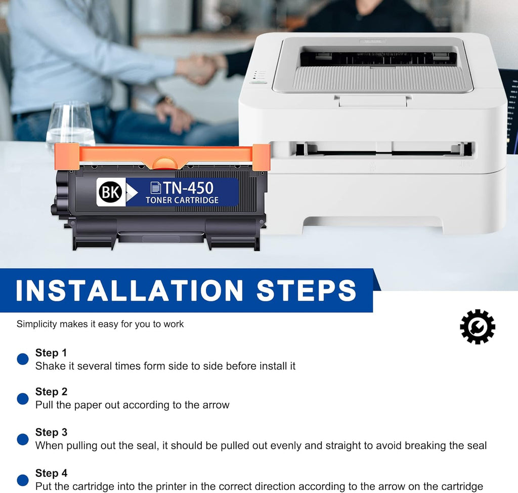 Compatible TN450 Toner Cartridge Black 2-Pack M238260