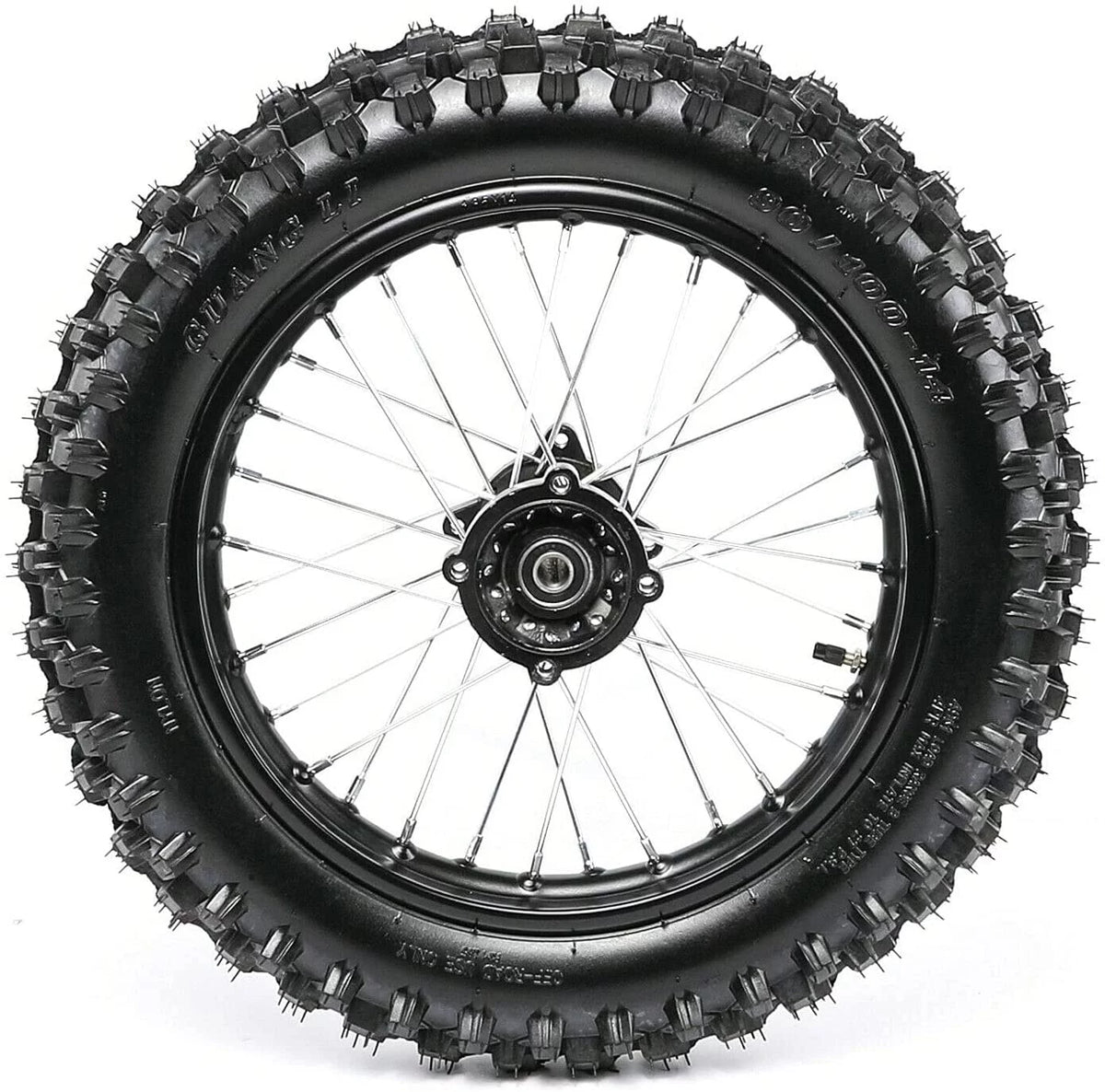 14 90/100-14 Rear Wheel Tire and Rim Inner Tube with 15mm Bearing Z8949