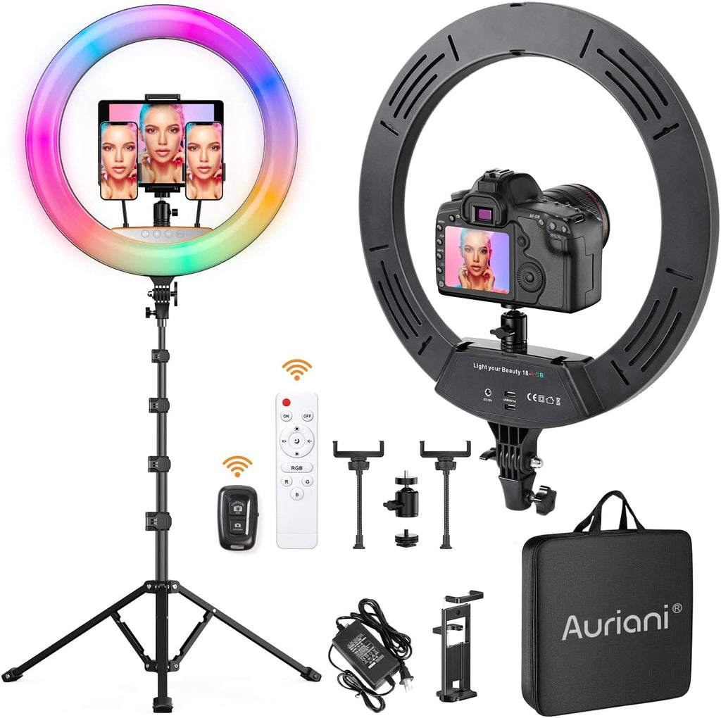 18 inch RGB Ring Light with Tripod Stand R98708