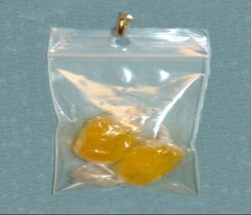 Clear 4 Mil Reclosable Bags with Hang Hole, Case of 1000 D987640
