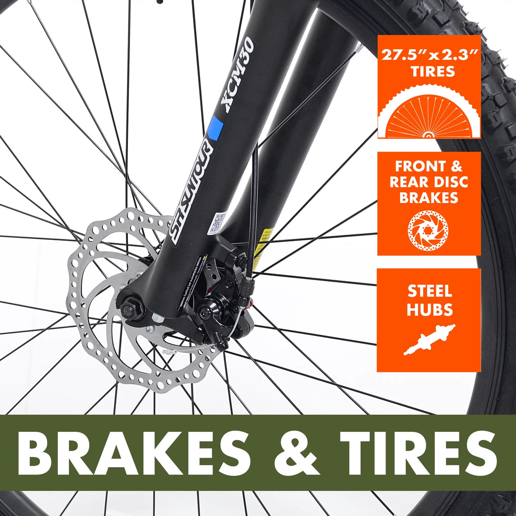 Black Medium Frame Mountain Bike M127
