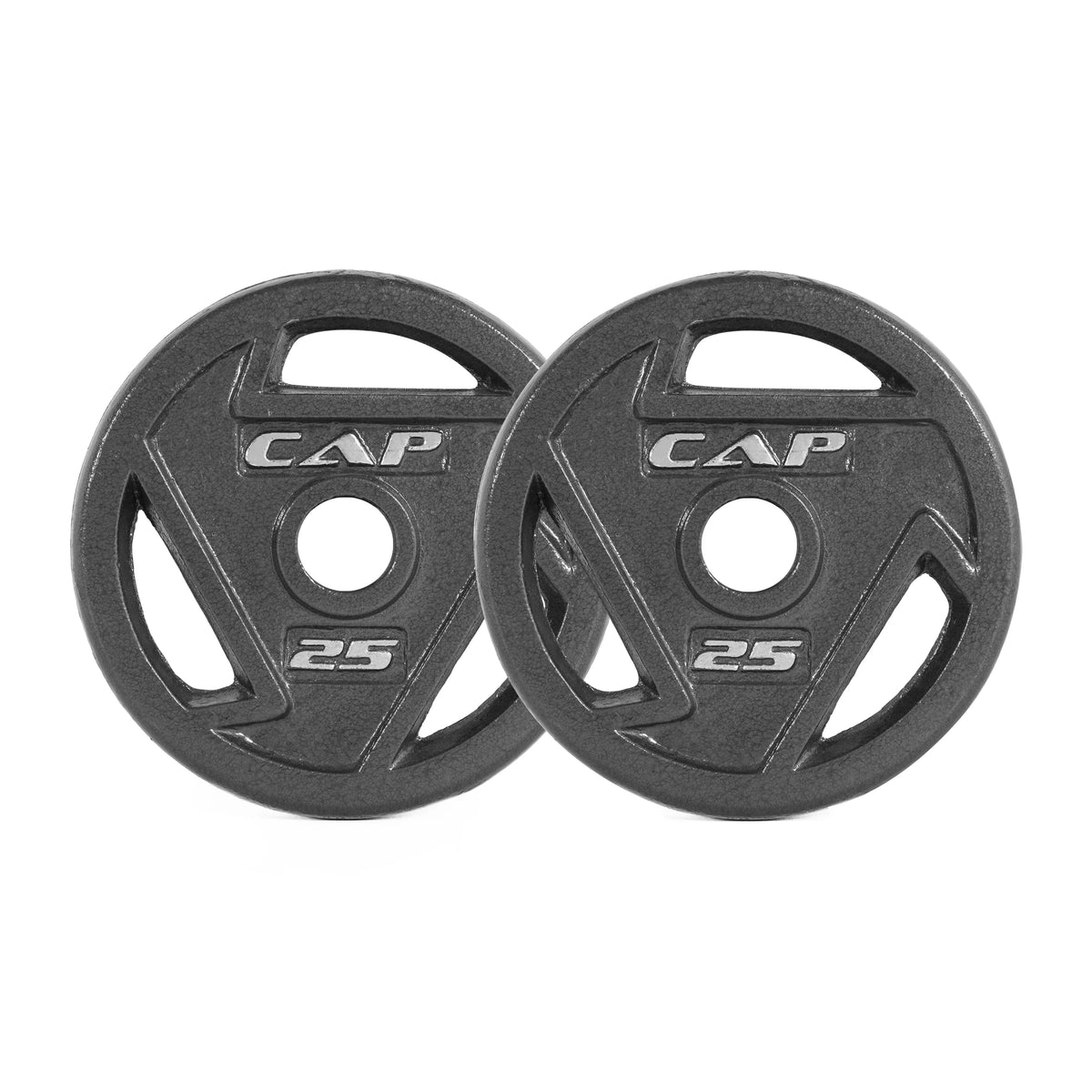 Black Olympic Grip Plate Set, 5 lb x 2 E297907