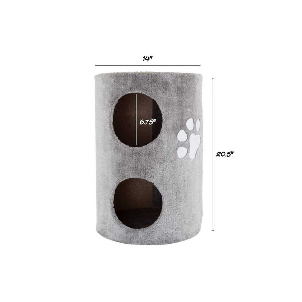 2-Story Cat Condo & Scratching Pad H629
