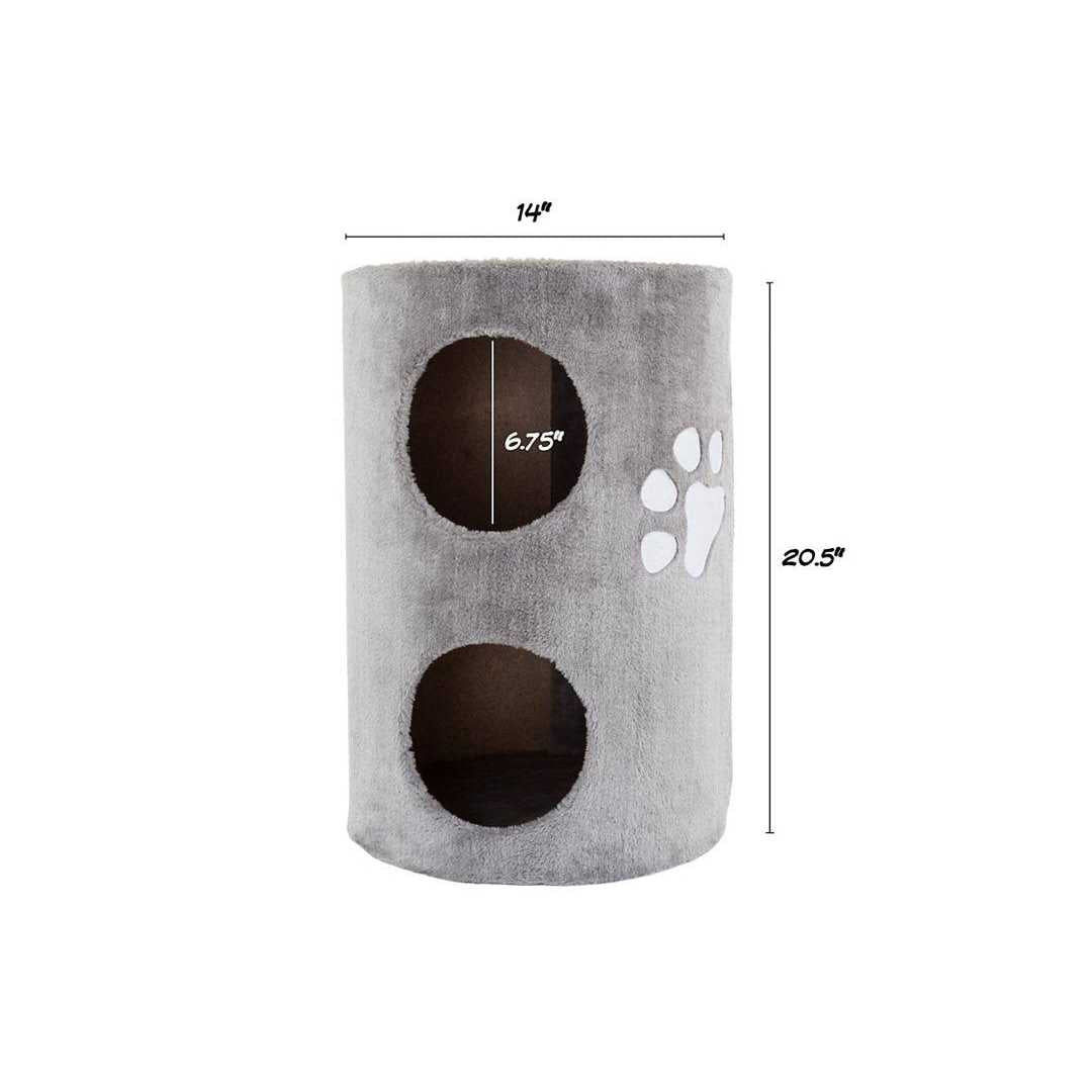 2-Story Cat Condo & Scratching Pad H629
