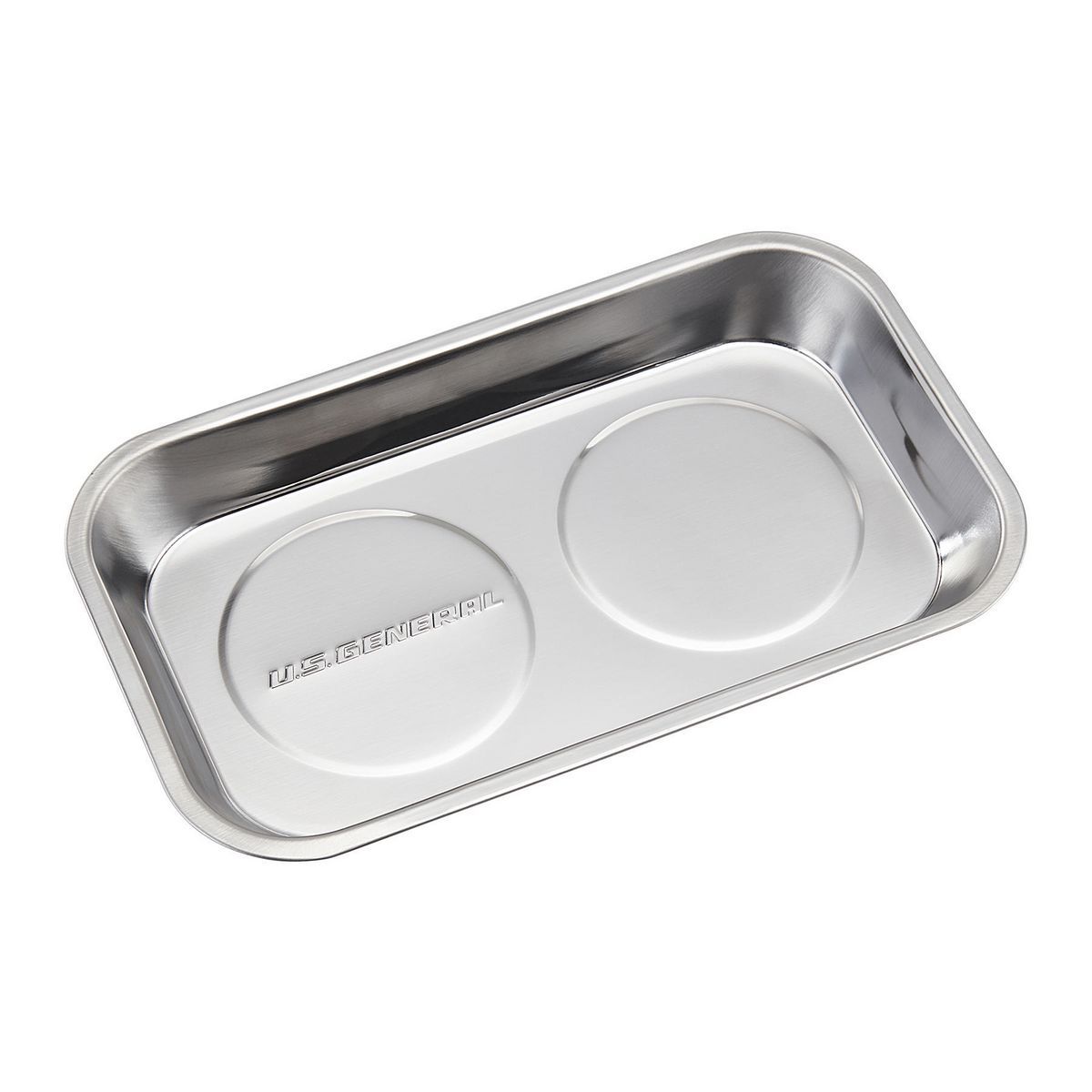9-1/2 in. x 5-1/2 in. Magnetic Stainless Steel Parts Tray O37578