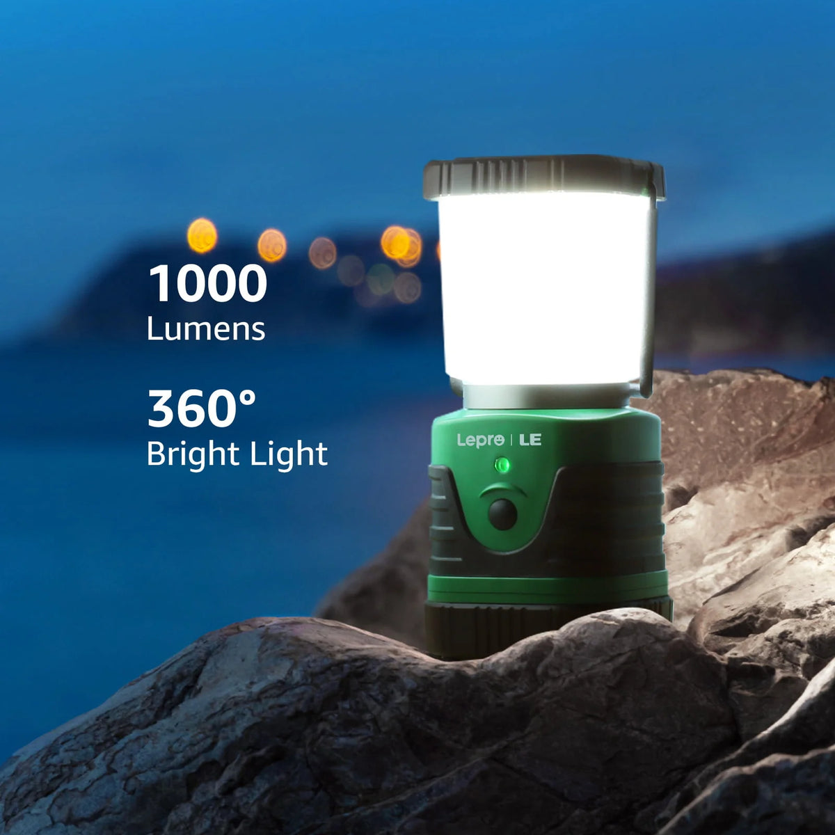 LED Camping Lantern Rechargeable 1000LM 4400mAh S56364
