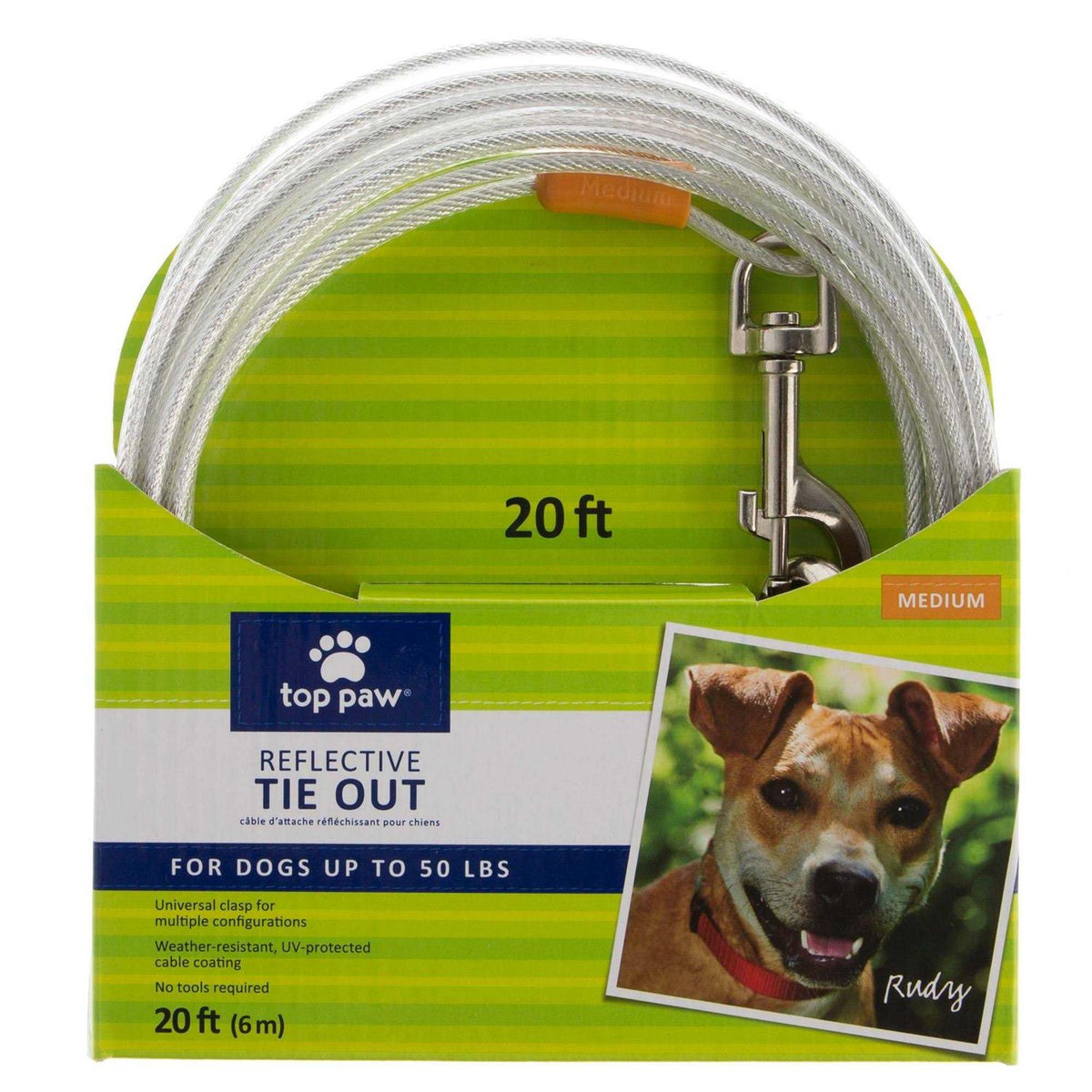 Reflective Dog Tie Out D355