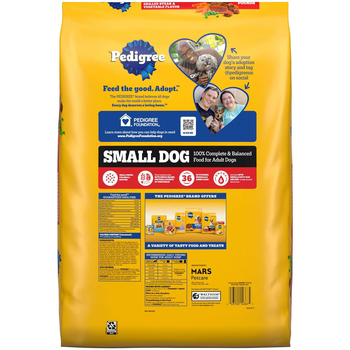 Grilled Steak & Vegetable Flavor Dry Dog Food W919