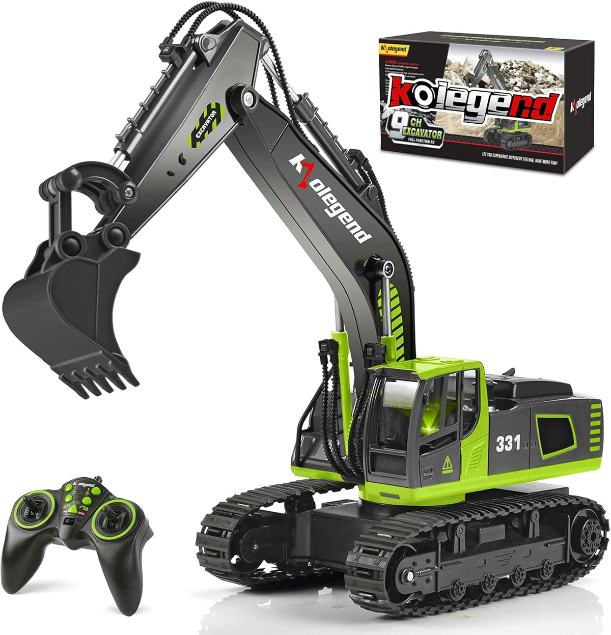 Remote Control Excavator Toy Truck 1/18 Scale H820