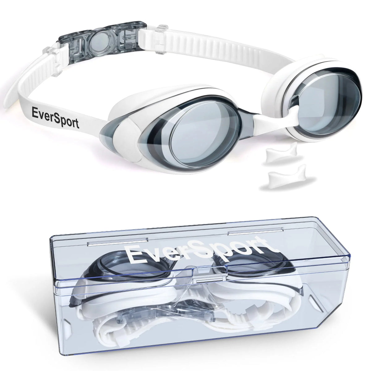 Swim Goggle Anti-Fog No Leak with 3 Nose Pieces R57807