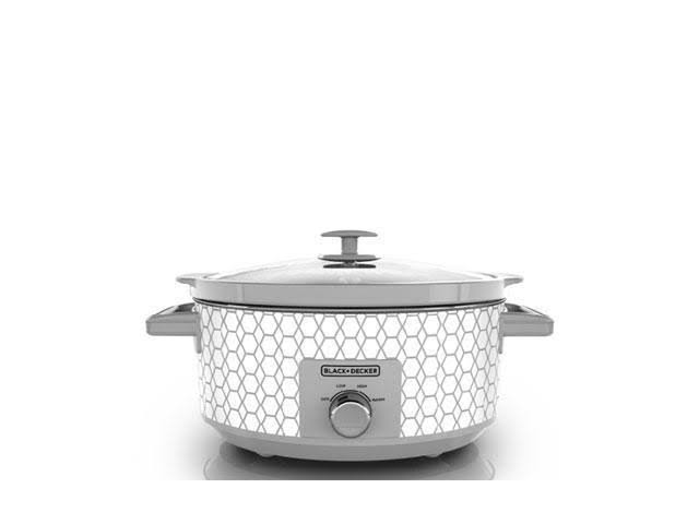 White/Gray 8.3 qt Slow Cooker K956