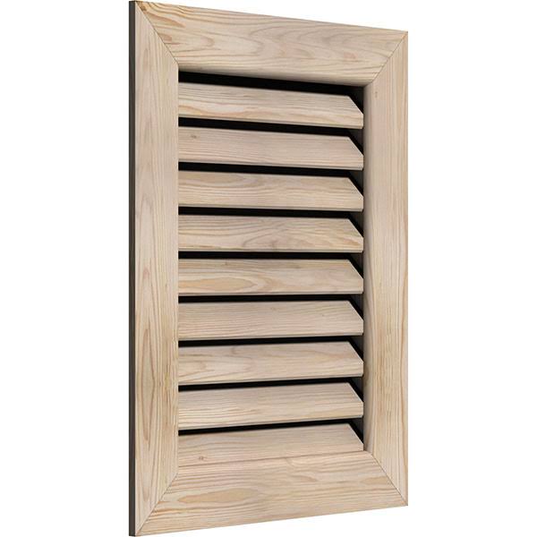 20-in W x 12-in H Smooth Pine Gable Vent E7244
