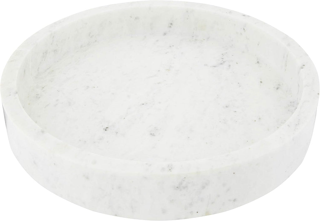 8 Round Carved Marble Tray K752284