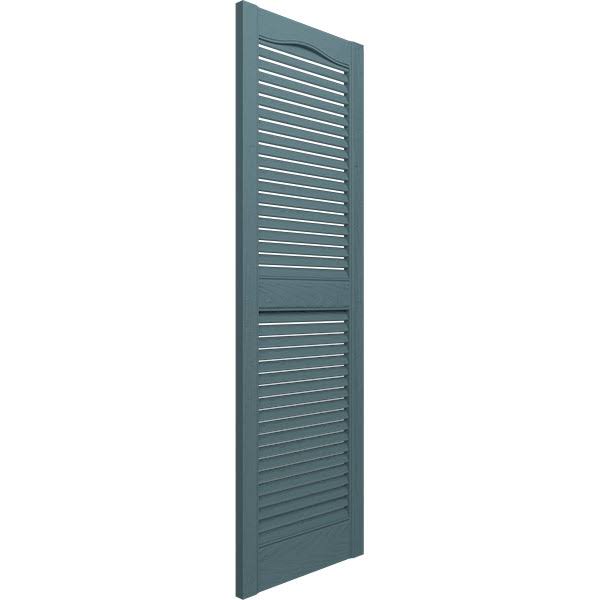 14 1/2 inch x 67 inch Vinyl Open Louver Shutters S727071