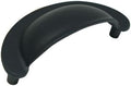 Matte Black Cup Cabinet Pull D505437
