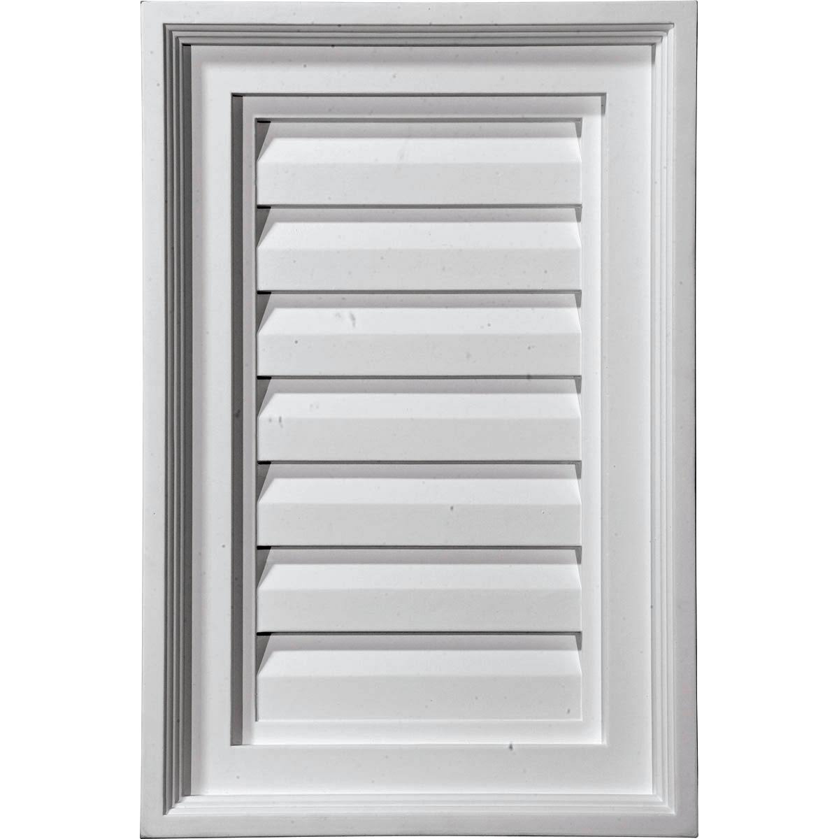 12 inch x 25 inch Vertical Urethane Gable Vent Louver T835824