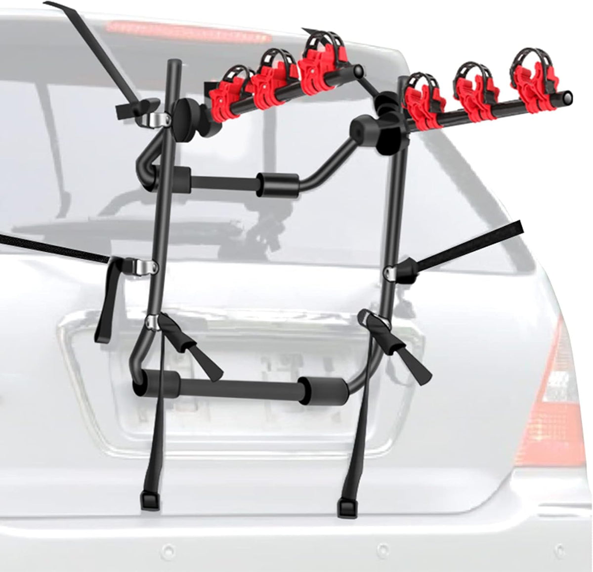 Bike Trunk Mount 3-Bike Car Carrier Rack V905395