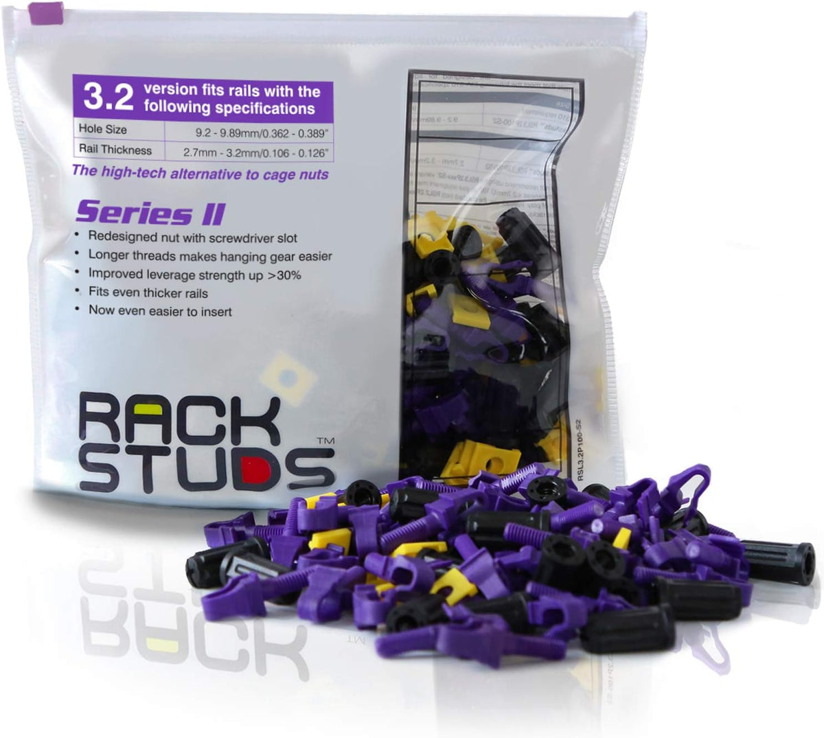 Purple 100-pack Rack Mount Solution J947669
