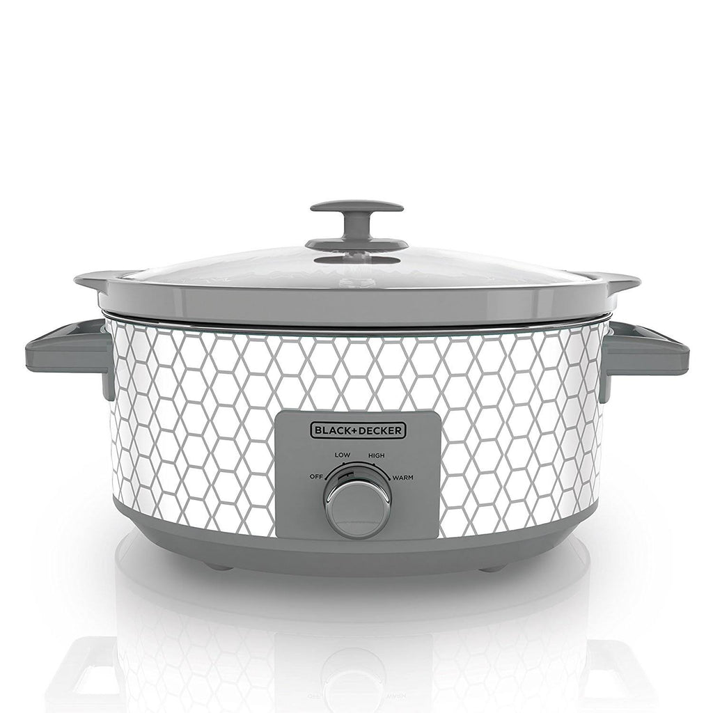 White/Gray 8.3 qt Slow Cooker K956