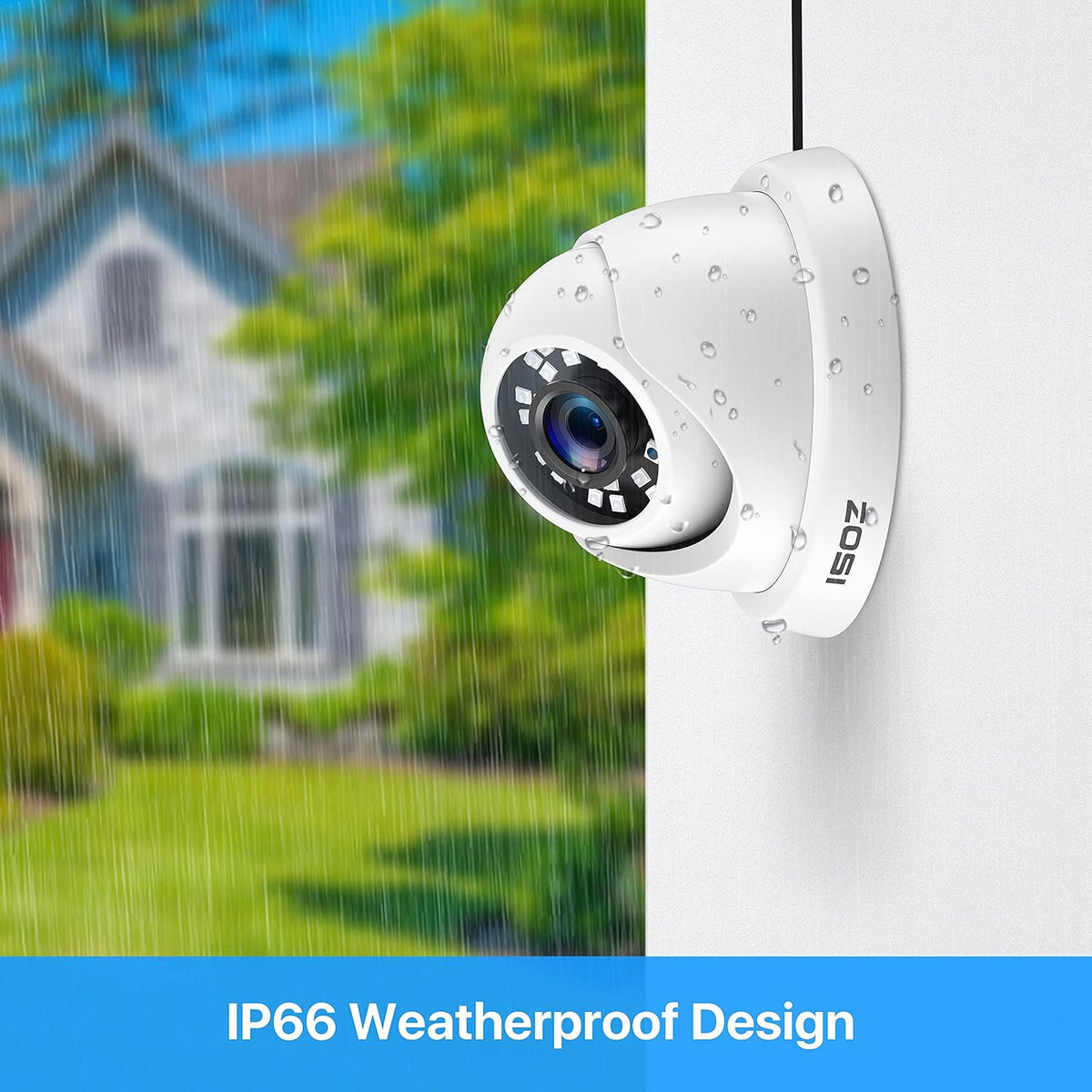 4 Pack 1080P HD Indoor Outdoor Dome Security Cameras L647843