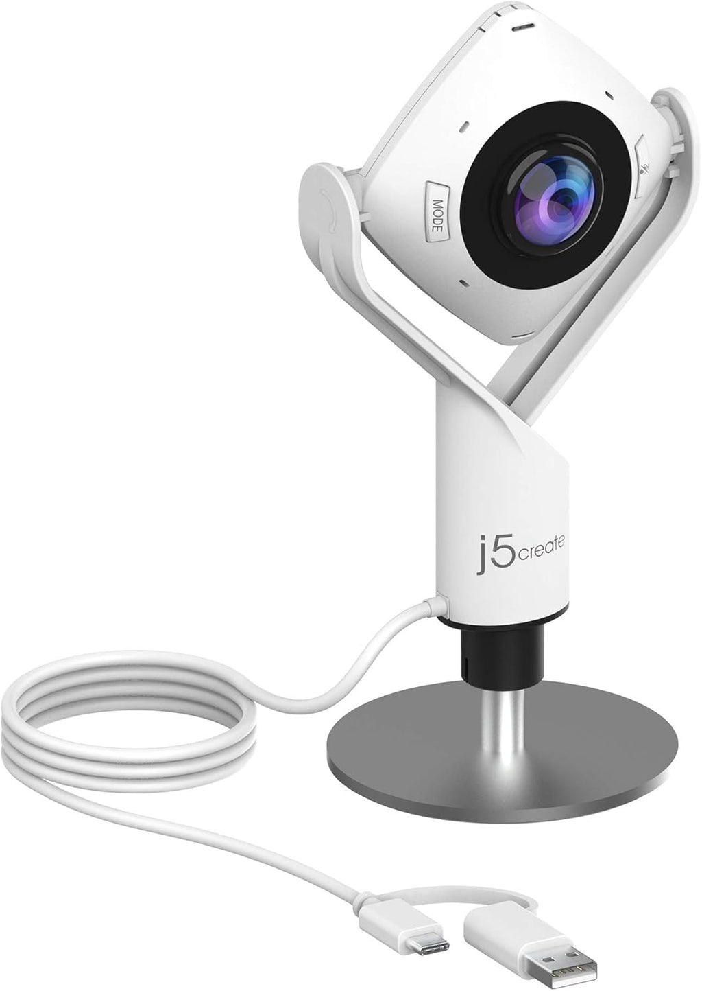 360 Degree All Around Meeting Webcam 1080P HD Video Conference Camera with Microphone USB-C Q67530