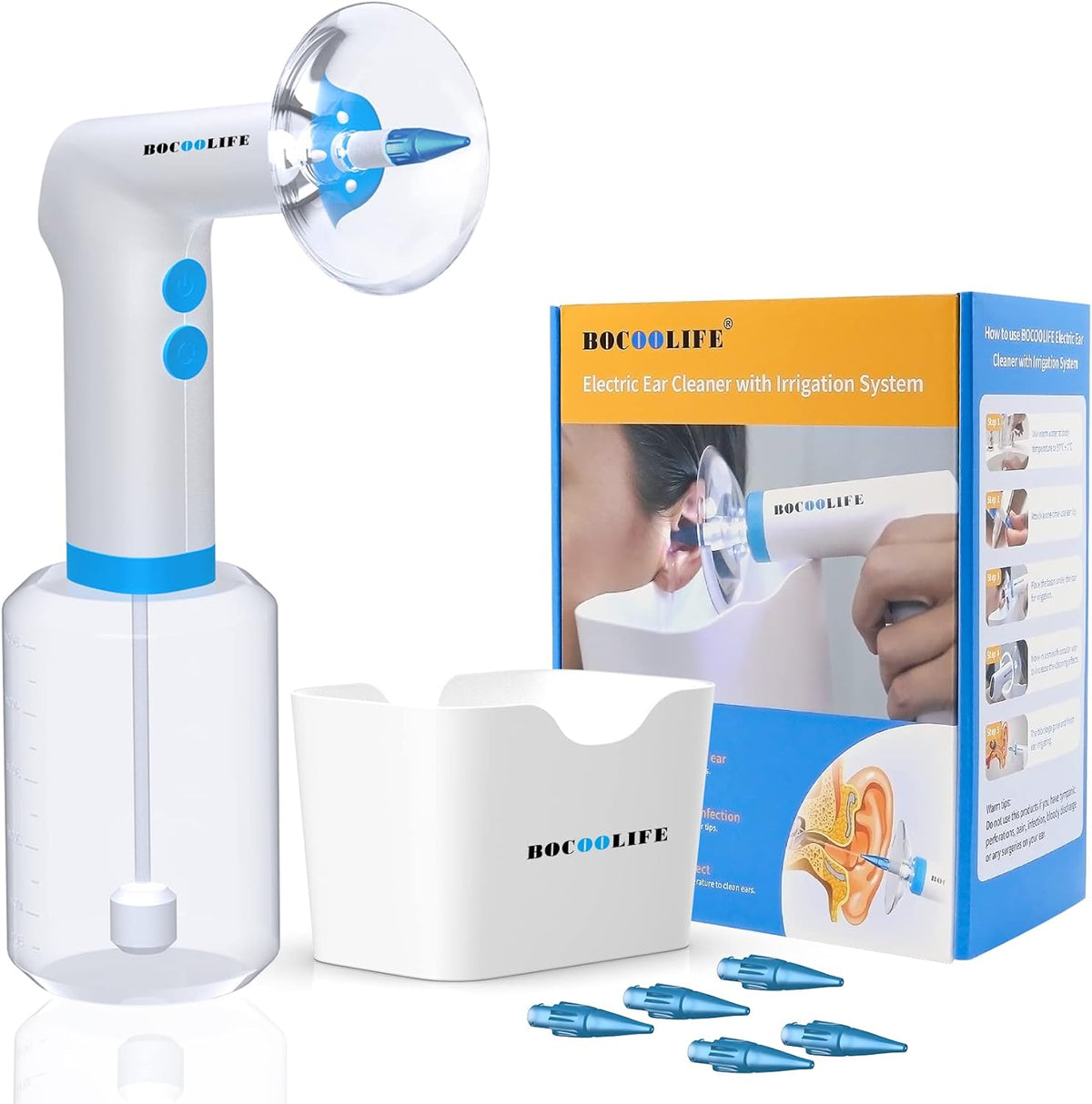 Electric Ear Irrigation Ear Cleaner with 4 Pressure Levels D66545