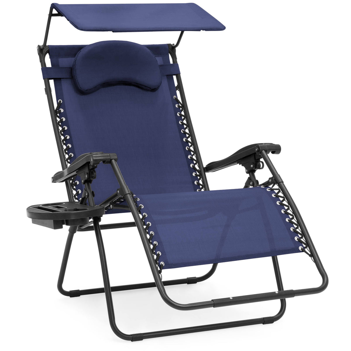 Oversized Zero Gravity Chair with Canopy Cup Holder S752964