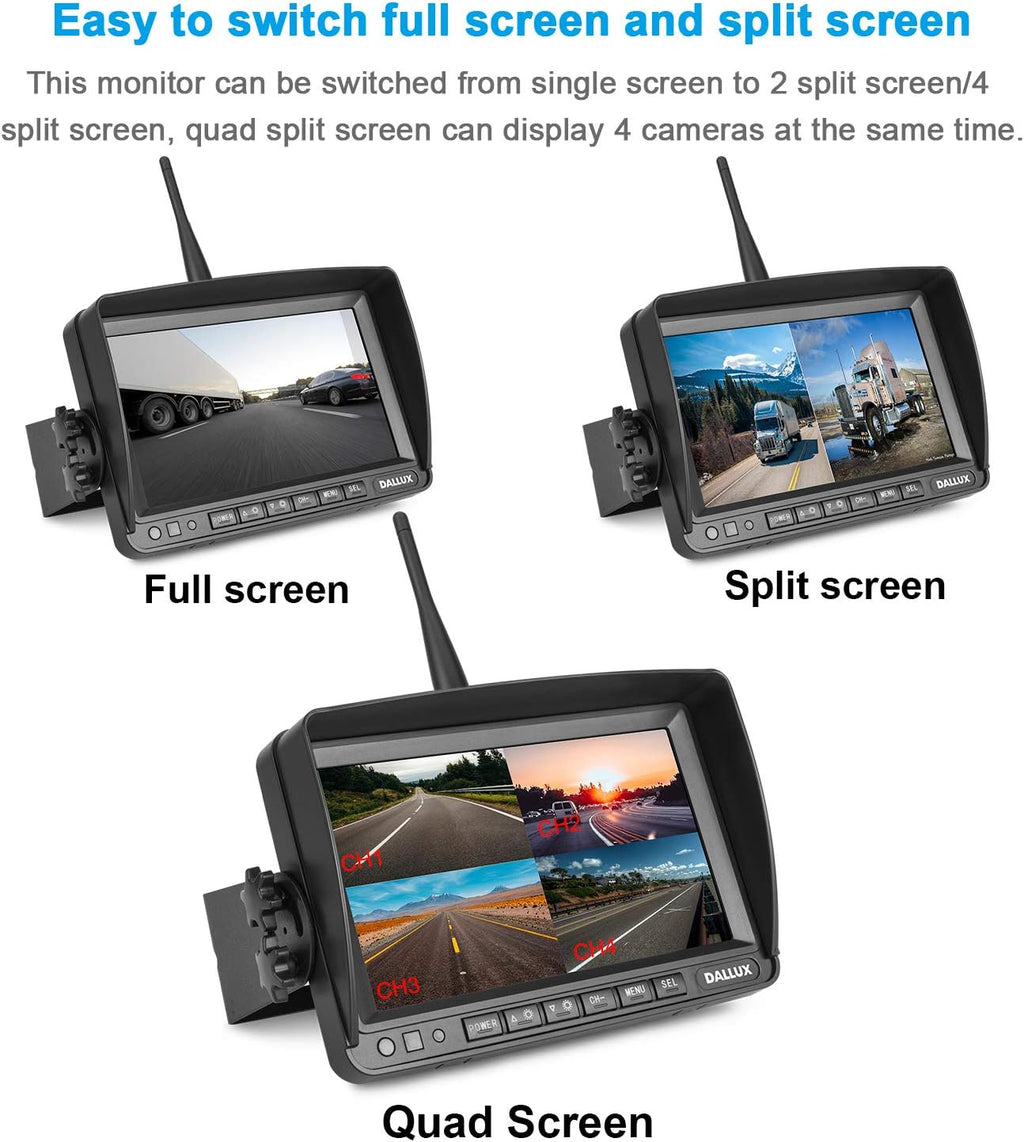 Digital Wireless Backup Camera, Waterproof Night Vision Rearview Camera U5201