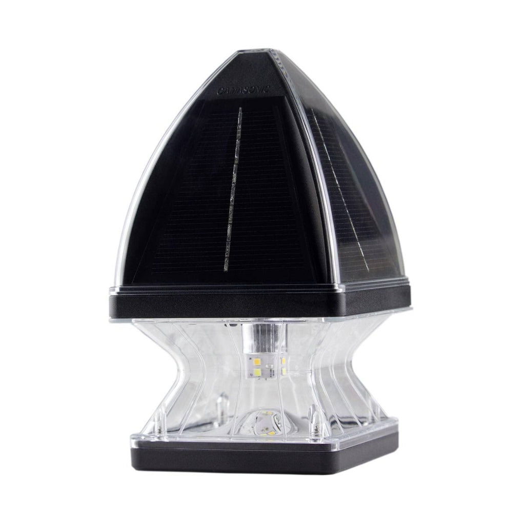 Black Solar Post Cap Light W769