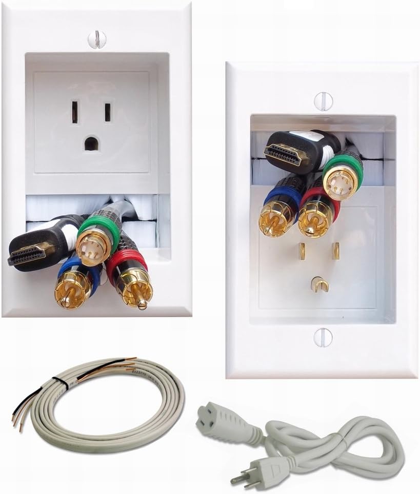 Recessed In-Wall Cable Management System N9900